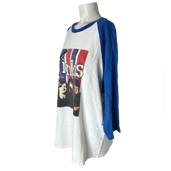 Vintage The Kinks 3/4 Length Sleeve Shirt - Picture 2 of 7